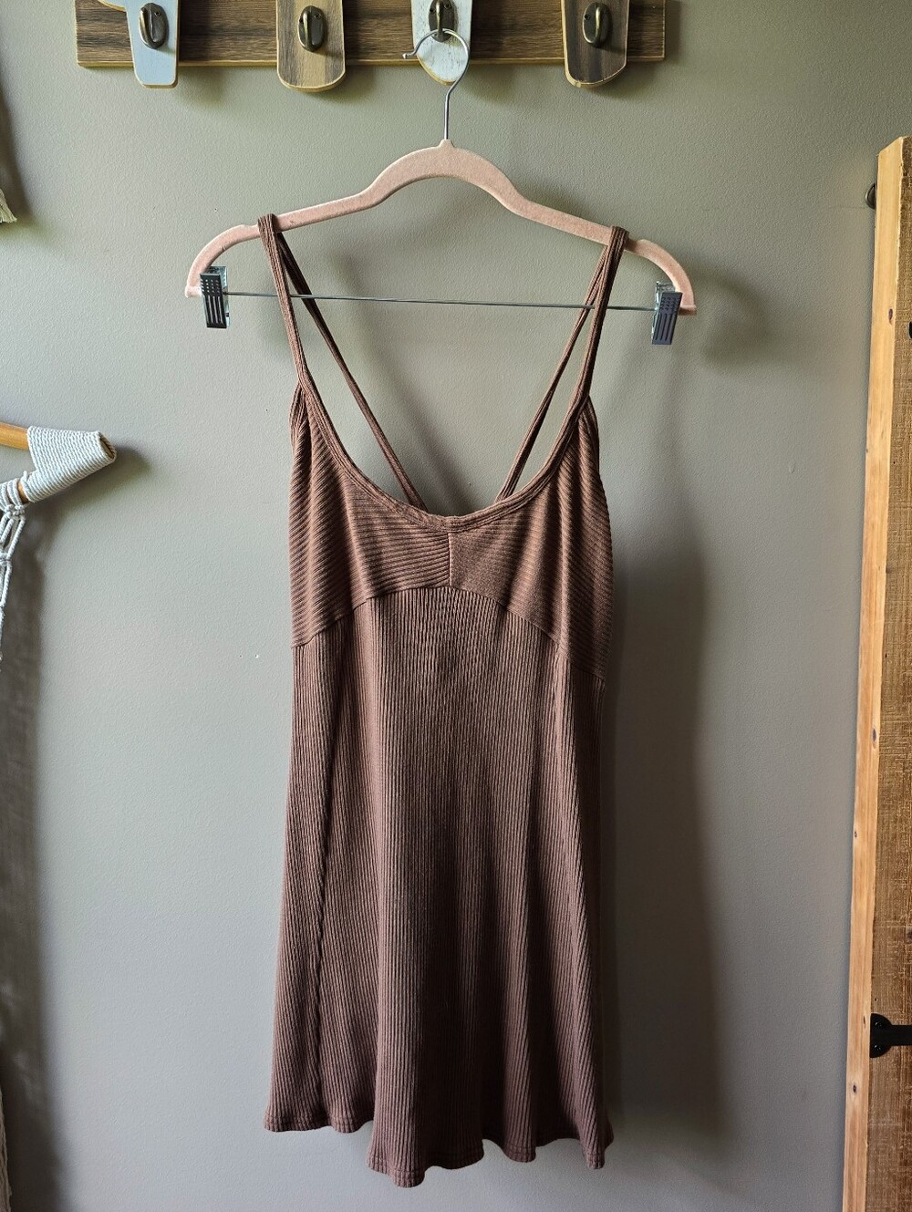 Free People Beach Plaza Mini Dress Otter Nwot - Picture 5 of 9